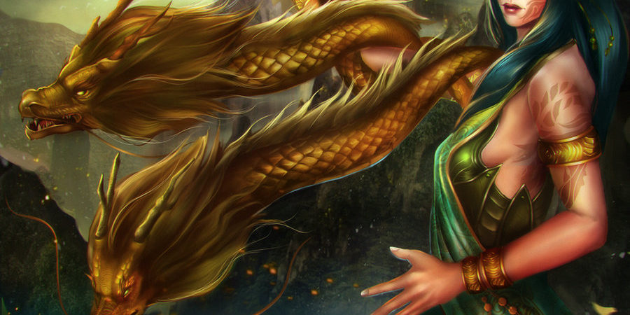 green_summoned_dragon_by_ron_faure-d7pjnop