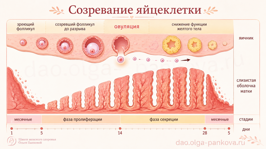 созревание яйцеклетки