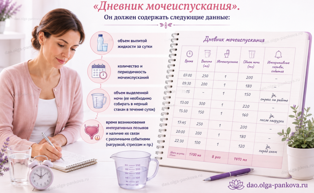 дневник мочеиспускания