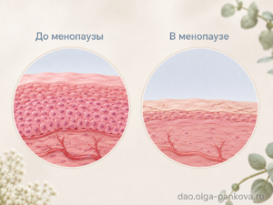Изменения слизистой при менопаузе