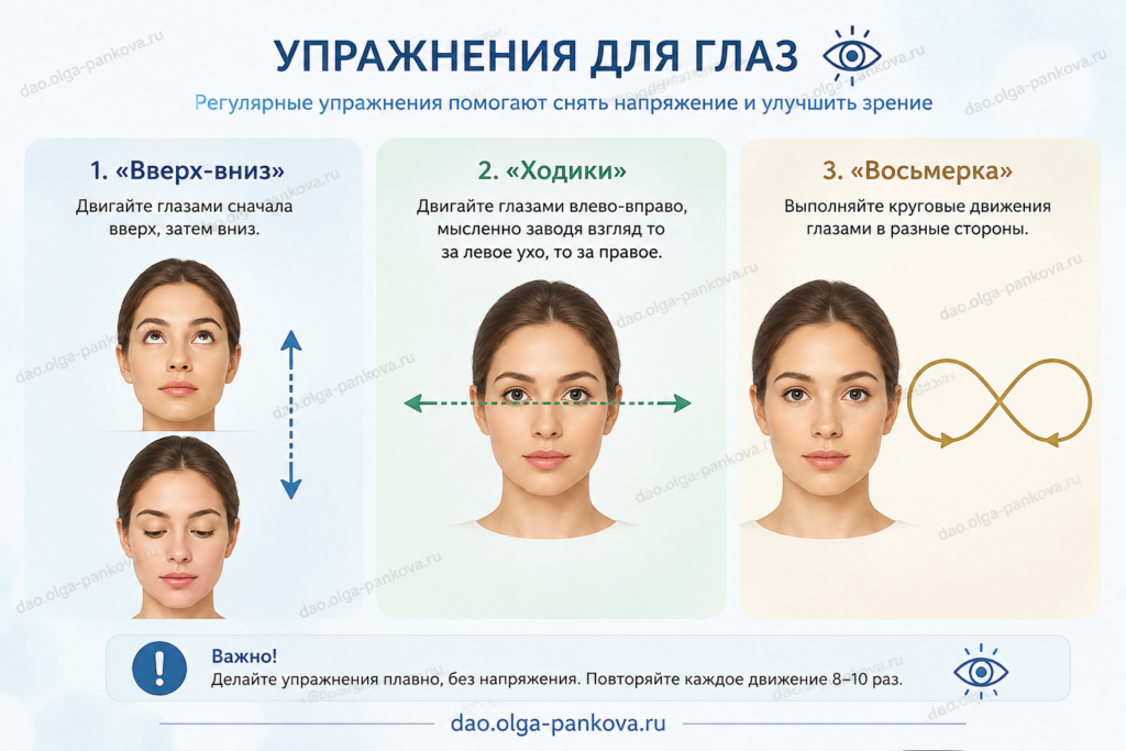 упражнения для глаз