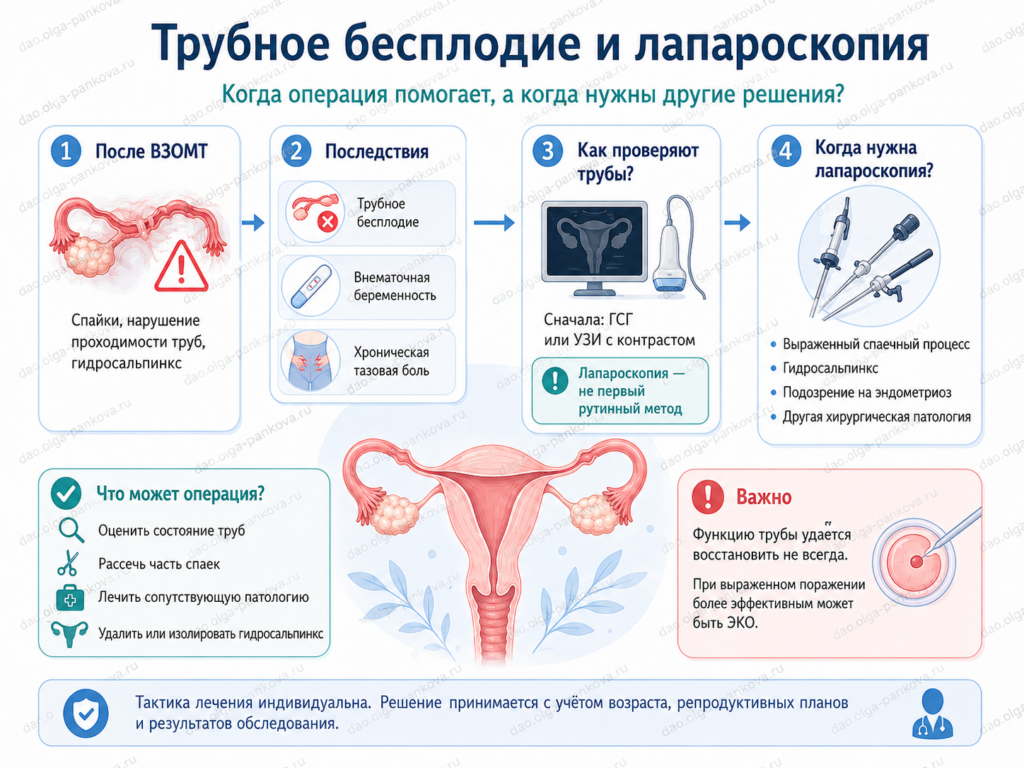 непроходимость лапароскопия